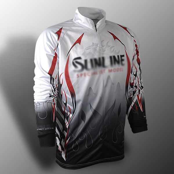 

2020 new men summer outdoor sportswear sun protection fishing clothing long sleeve fishing clothes hiking shirt, Gray;blue