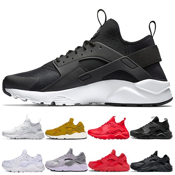 

2019 Huarache 4.0 1.0 Black White men women Running Shoes Gray Red Green Triple White Black mens Huarache Sport Sneaker Shoes