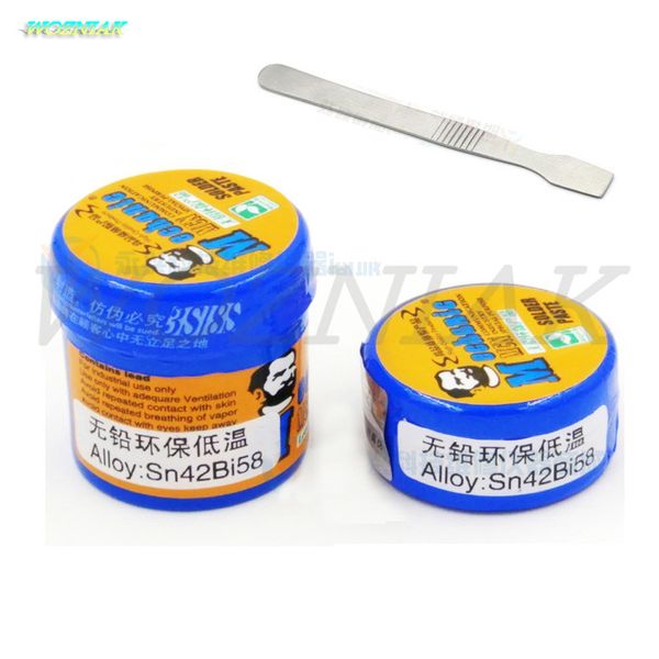 

original unleaded low temperature melting point 138 degree environmental protection solder paste slurry sn42/bi58 welding mud