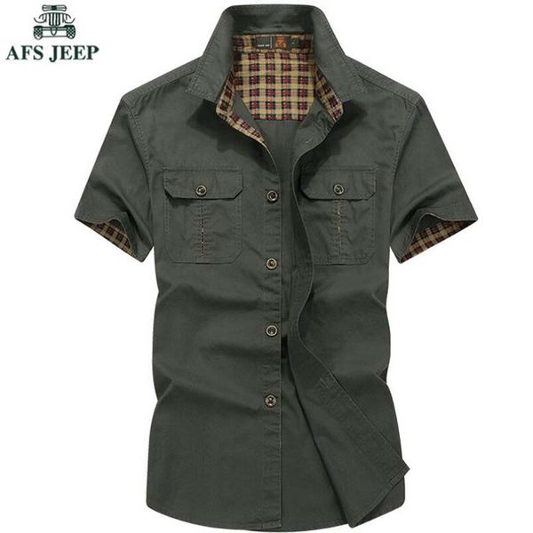 

afs men's cotton shirts brand clothing 2018 casual denim shirt men plus size 4xl 5xl camisa social masculina army shirts, White;black