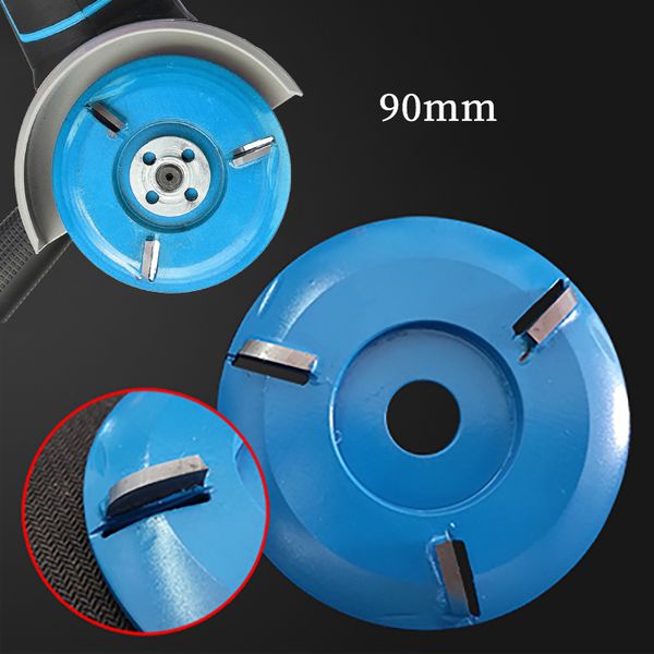 

teeth plane wood carving disc tool milling cutter for 16mm aperture angle plane three teeth 90mm arc/flat
