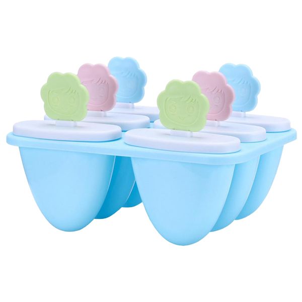 

silicone ice maker molds 6 pcs set easy release popsicle molds reusable
