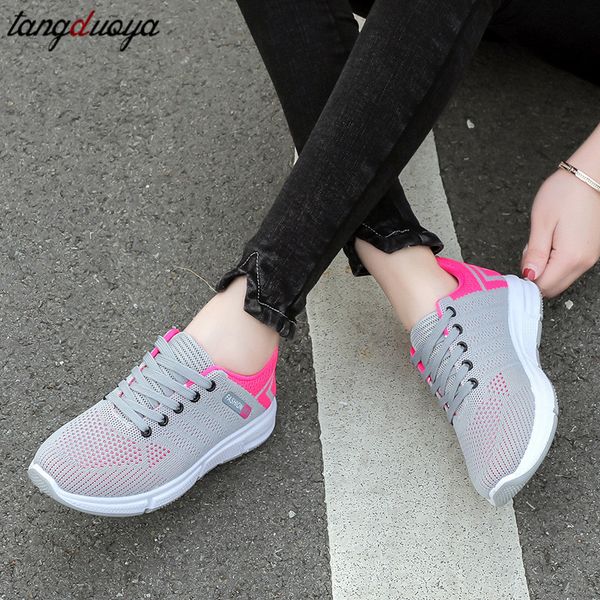 

flat sneakers women trainers shoes breathable mesh sneakers women sport shoes running woman with ing