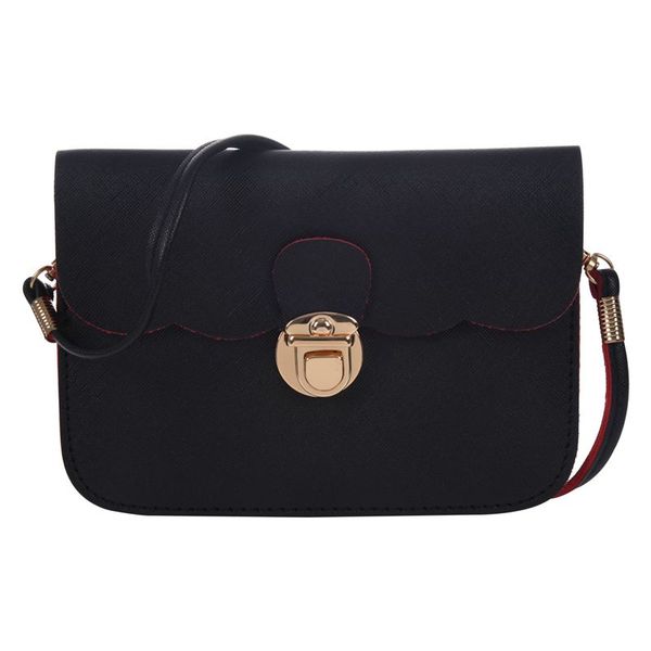 

tote hobo messenger shoulder leather purse clutch of women (black bag