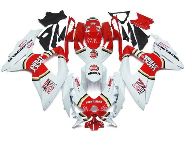 

4 gifts injection mold new abs motorcycle fairings set fit for suzuki gsx-r600 gsx-r750 600 750 k8 2008 2009 2010 08 09 10 number 34