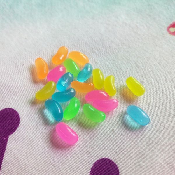 

100pcs colorful miniature jelly candy cute mini fake food deco parts diy plastic simulation foood other home decor