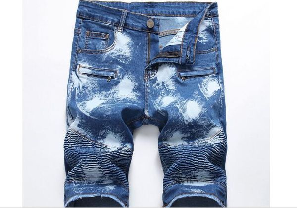

Men Summer Designer Shorts Hip Hop Short Jeans Streetwear Loose Shorts Zipper New Fashion Short Pants