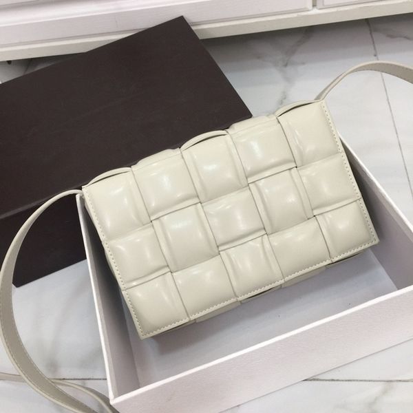 

luxury designer womens shoulder bags fashion leather woven bean curd bag net red retro small square bag women shoulder bag designer purse