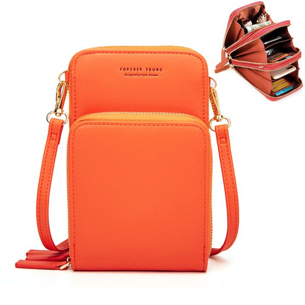 

drop shipping fashion colorful cellphone bag hangbag women men daily use card holder small summer shoulder bag for women