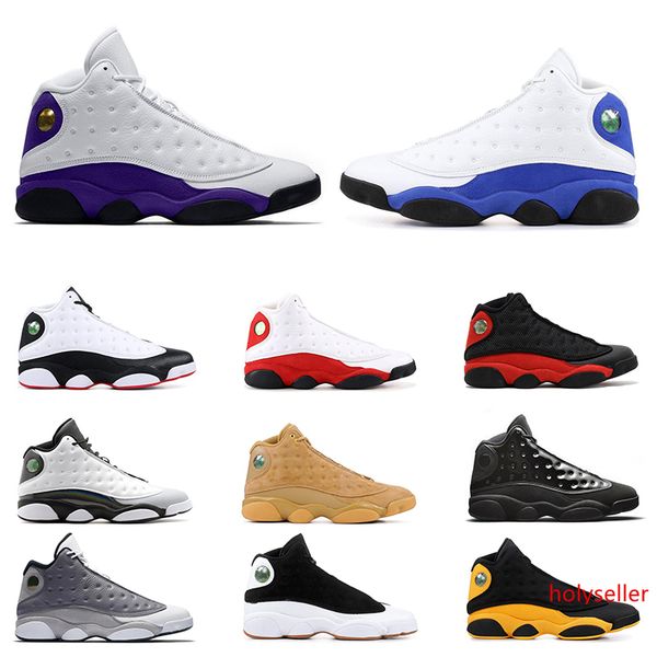 

new mens basketball shoes 13s court purple hyper royal barons wheat defining moments black cat atmosphere grey mens sports sneakers trainers