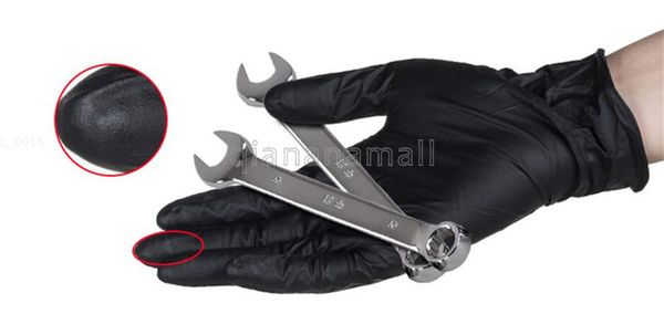 

washing 100pcs cleaning set disposable household mechanic black laboratory nail art static gloves eouw qa