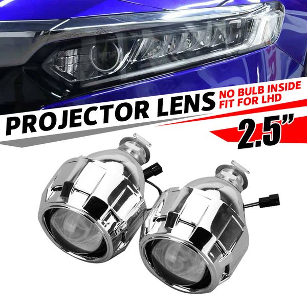 

2pcs 2.5inch car styling motor lhd bi-xenon mini bixenon for hid projector lens shroud headlight h1