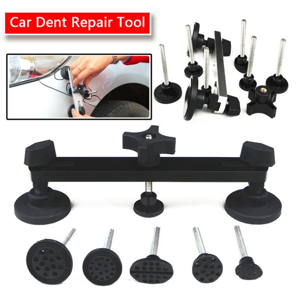 

newly design pulling bridge paintless dent removal car repair kit auto repair tool set dent lifter for dents 7pcs/set