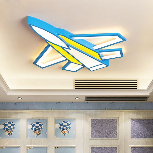 

remote controlling children kids plane led ceiling light decoration baby girl boy bedroom ceiling lamp surface mounted lights