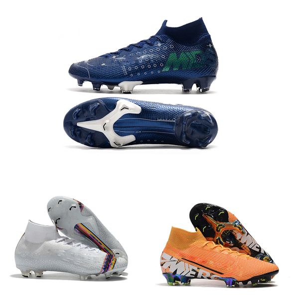 

mens new superfly 7 elite se fg high help soccer leats ronaldo cr7 outdoor football boots mercurial vapors 13 elite fg us6.5-11