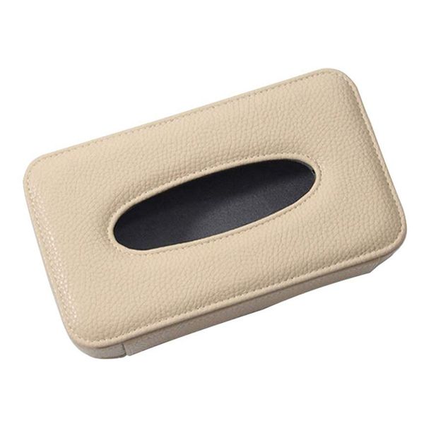 

leather car sun visor bracket, car seat back hanging tissue bracket, multipurpose tissue cover with a replacement