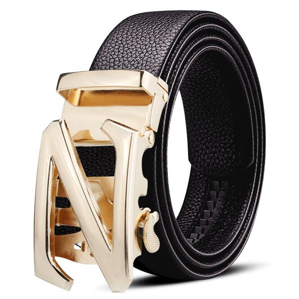 

new men brand belt business luxury brands belts men width 3.5cm designer leather belt, Black;brown