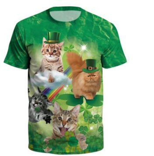 

2019 cotton crew neck slim t-shirts landscape print mens skateboard tshirts fashion brand womens casual tees lovers clothing, White;black