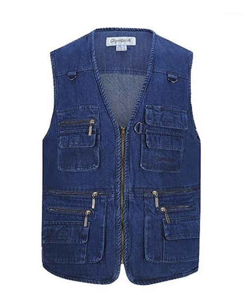 

multiple zipper pockets coats mens slim natural color outerwear mens designer panelled sleeveless vests male formal v neck, Black;white