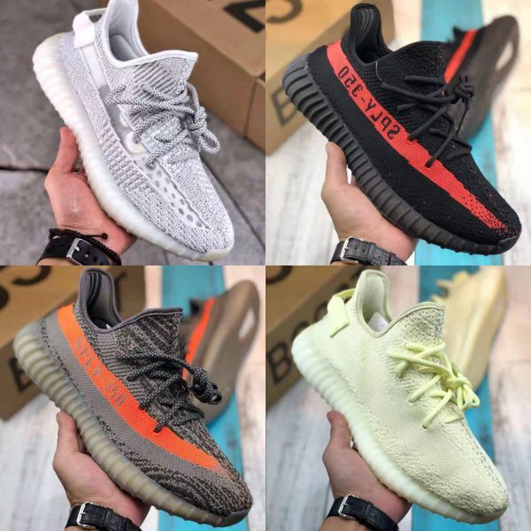 

2019 ye ezy boost 35 0v2 35 0 v2 luminous runner trainers sneakers men and women sport running shoes 36-46, Black