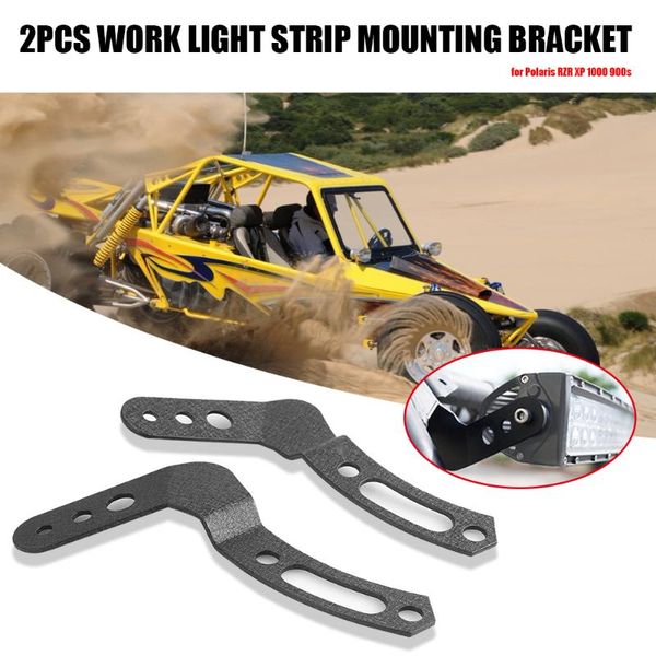 

led work light bar roll cage convenient practical user-friendly design mounting brackets for polaris rzr 900 1000 s 800