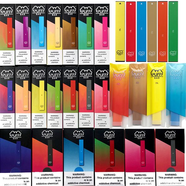 

19 цветов Puff Bar одноразовое устройство Pod 1.3 ml Puffbar 280mah аккумулятор с кодом безопасности Puff Bars Vape Pen пустые ручки электронные сигареты