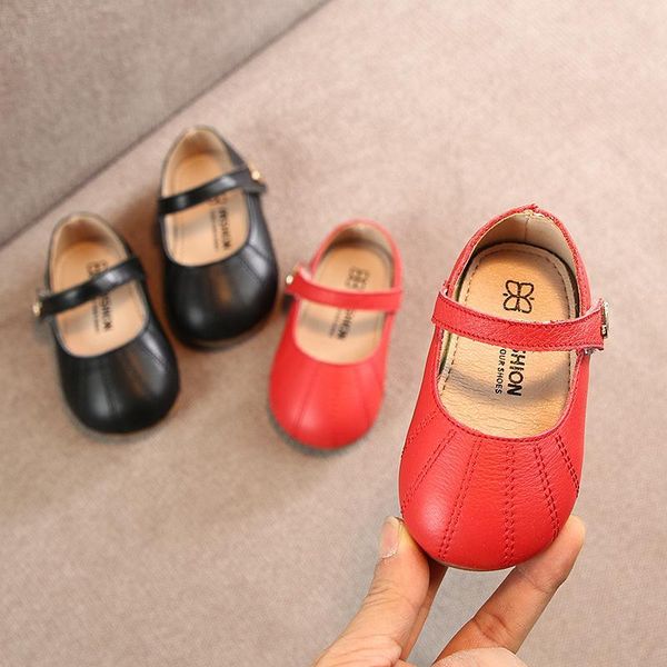 

spring girl casual shoes princess soft bottom leather shoes baby toddler children infant girls