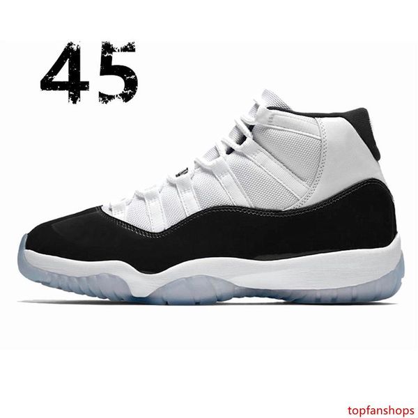 

with concord high 45 11s platinum tint men basketball shoes gym red bred barons space jams 11 mens sports sneakers designer trainers