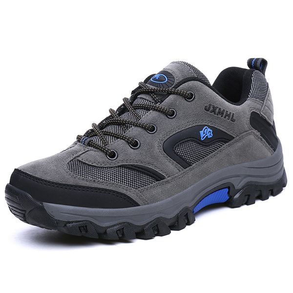 

brand big size 39-47 fashion men shoes comfortable waterproof outdoor casual shoes lace-up spring autumn rubber sneakers, Black