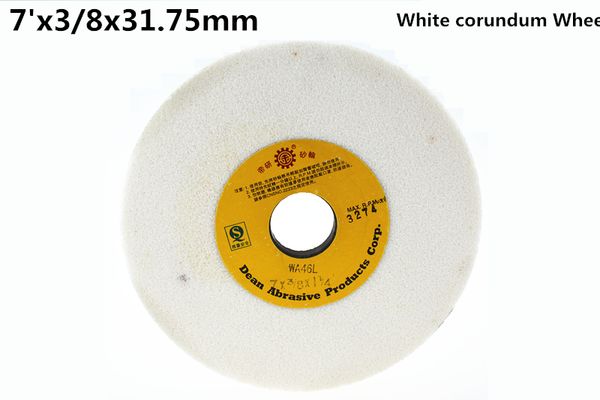 

180x9.52x31.75mm white corundum grinding wheel 1pcs white corundum