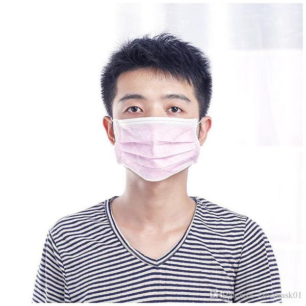 

2020 face masks disposable 3 layers dustproof mask facial protective cover masks set anti-dust mask