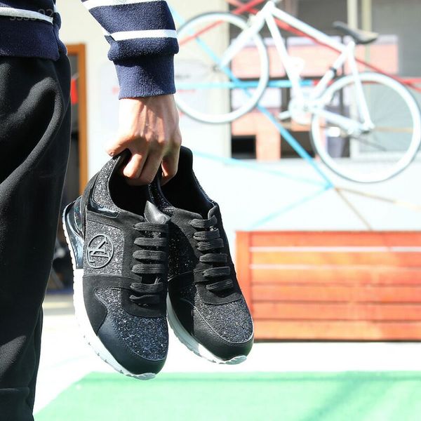 

for shoes men's custom platform for men women black red white green casual shoes tennis increasing running shoe size 36-45