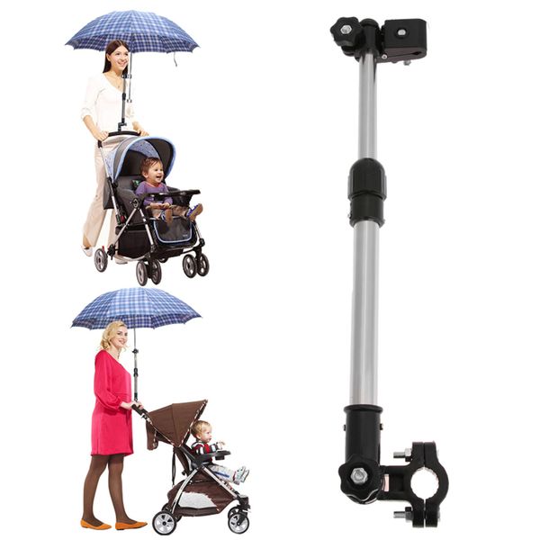 

baby stroller accessories mount stand umbrella holder adjustable baby cart parasol shelf cycling bike umbrellas bracket
