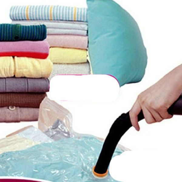 

60*50cm 80*60cm 100*70cm vacuum space saver compressed organizer clothing quilt seal bag for organizing cupboard wardrobe storage bags