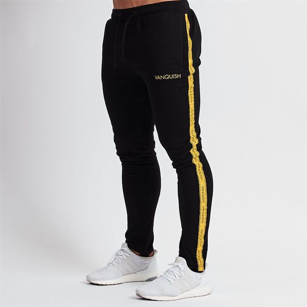

2019 VQ New Brand Men Joggers Sweatpants Trousers Fashion Gyms Fitness Bodybuilding Casual Long Pants Boutique Men's Sportswear