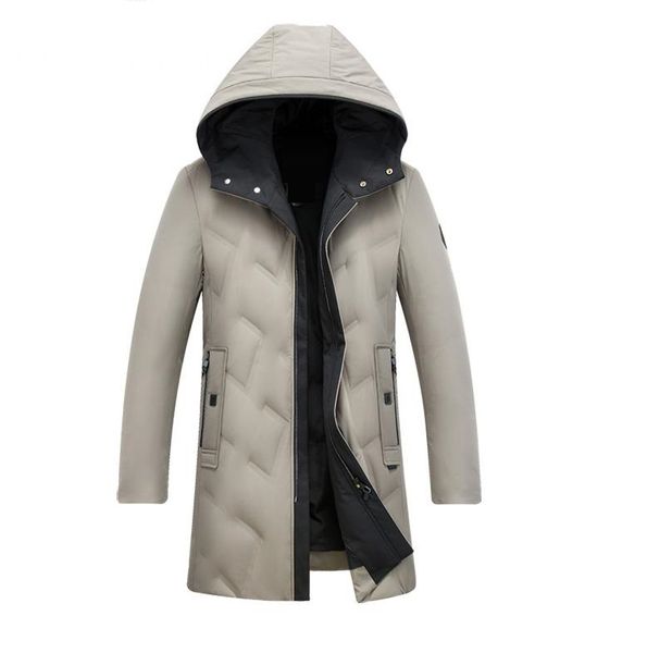 

new arrival white duck down hooded jackets men,men's winter caot,plus-size, Black