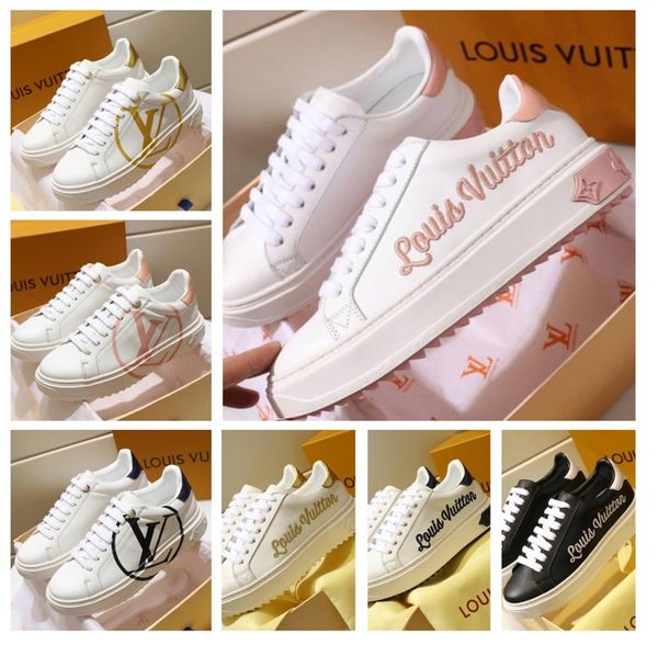 

Time out neaker men women luxury de igner ca ual hoe fa hion genuine leather embroidery de igner neaker monogram flower port trainer