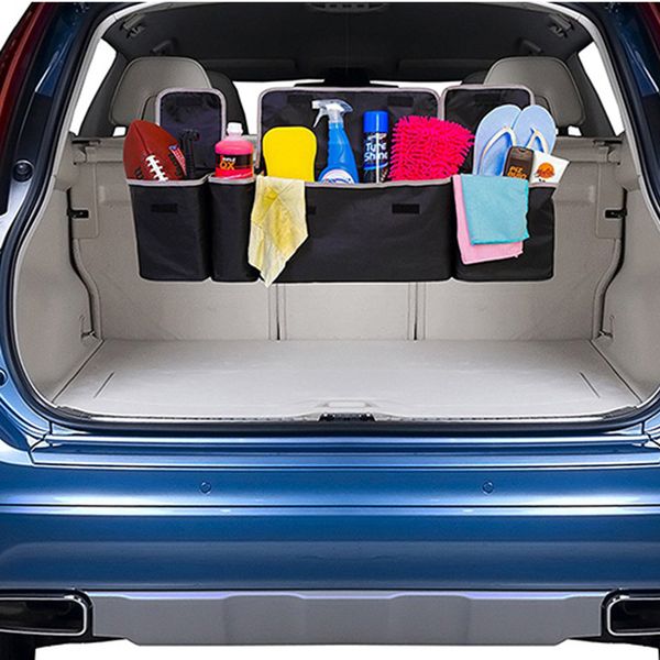 

car trunk organizer backseat storage bag high capacity multi-use felt storage box car seat back organizers interior accessories