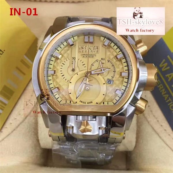 

Invicta brand men 039 dual movement watche mall pointer can work high end quality calendar watch limited edition