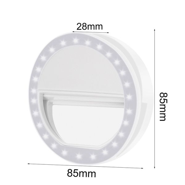 

factory led mobile phone selfie ring flash lens beauty fill light lamp portable clip for p camera for cell phone smartphone