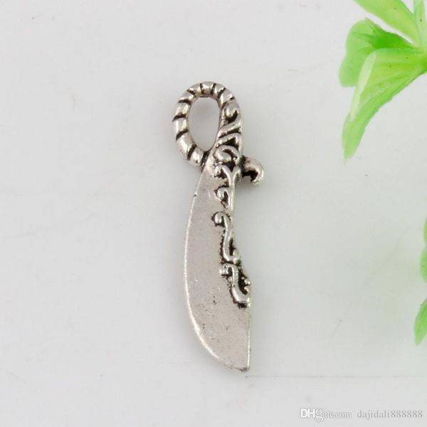 

жарко ! 200pcs 6.5x25mm античный серебро цинковый сплав «пиратский меч» ювелирные изделия шарм подвески diy, Bronze;silver