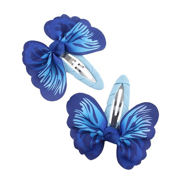 

1 Pair Fashion Baby Girls Hair Accessories Bowknot Butterfly Hairpin Headdress 27