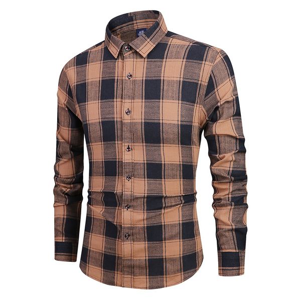 

2019 new modis men shirt long sleeve camicia uomo button turndown collar painting casual camisa social masculina shirts, White;black