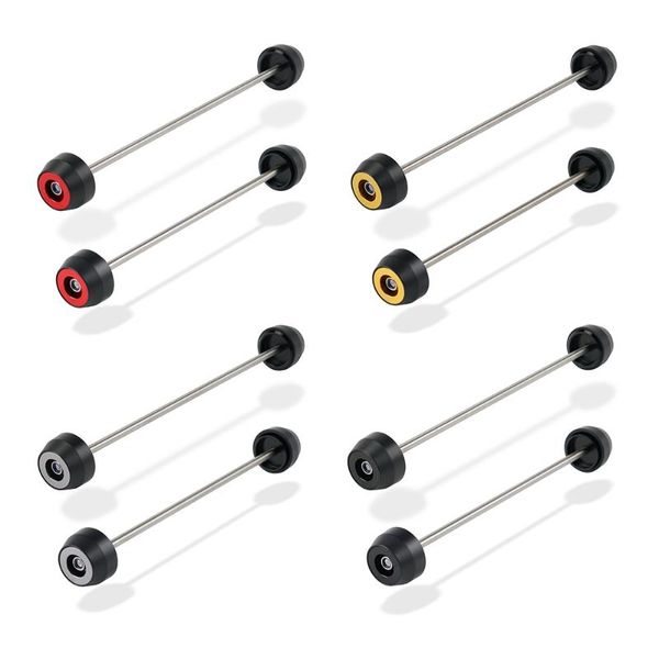 

h2cnc motorcycle front rear axle sliders for 1100 sport special desert sled