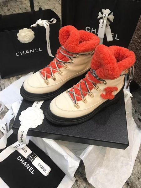 

бесплатная доставка платформы моды женской обуви класса люкс классические старинные дикие женские сапоги теплые плюшевых снегоступы нескольз, Black