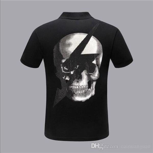 

luxury italy designer stripe polo shirt t shirts luxury snake polos bee floral embroidery mens high street fashion horse polo t-shirt #9607, White;black