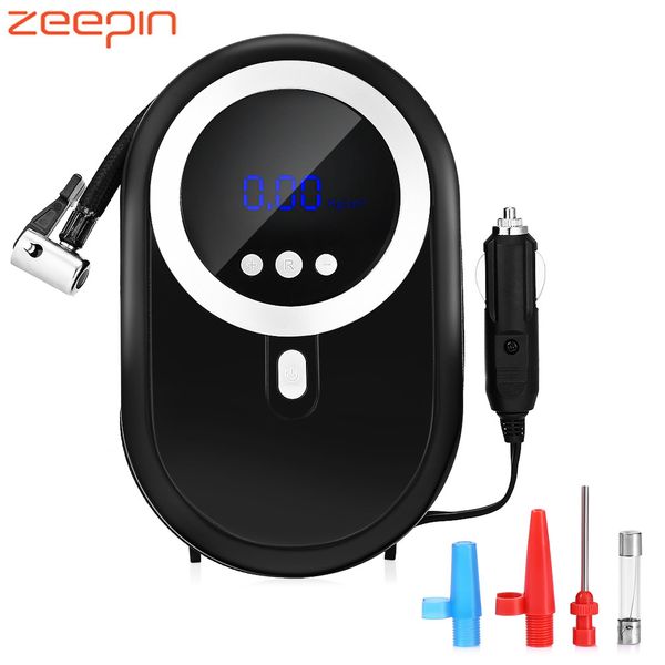 

czk - 3624 car tire inflator 12v 120w digital portable air compressor pump for motorcycle bicycle