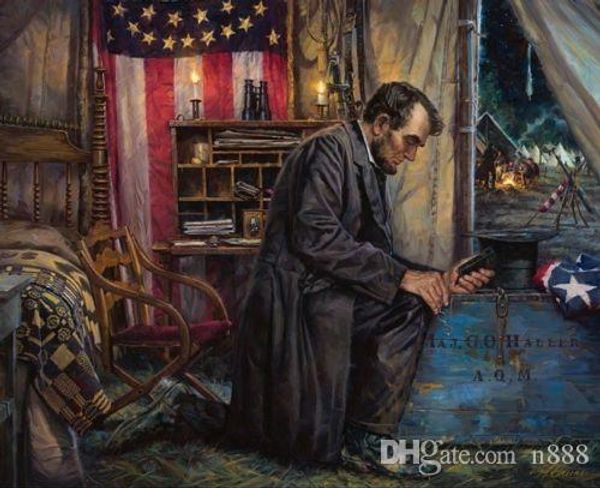 

nathan greene nowhere else to go abraham lincoln union civil war hd print wall art oil painting on canvas multi sizes p247
