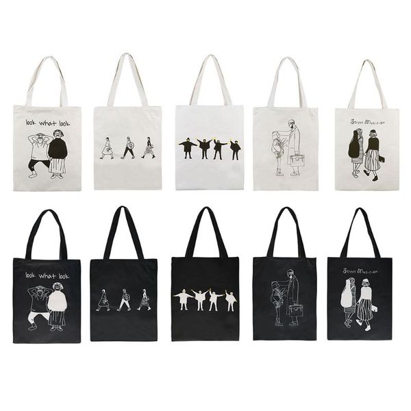 

fashion women shoulder bag handbag canvas beach shopping tote zipper large bags