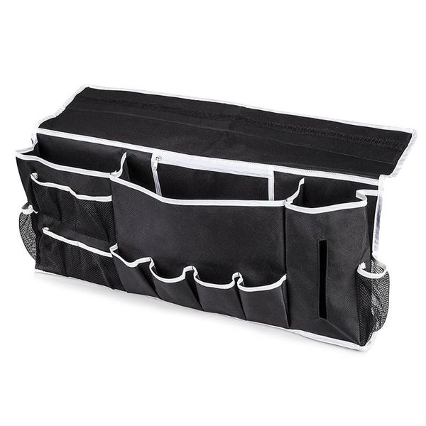 

books large capacity holder storage bag tablet bed organizer bedside pocket strong bearing hanging bottle bunk beds multi use